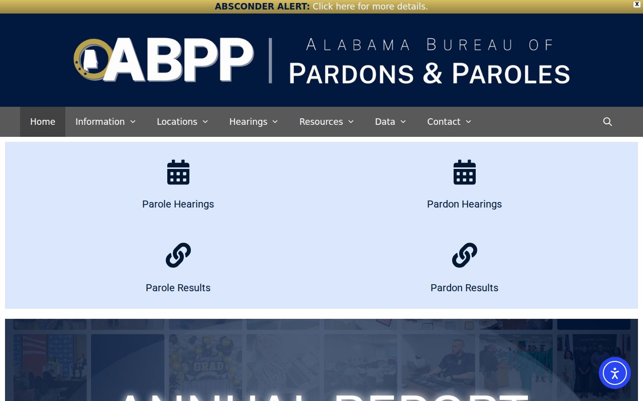 Marshall County criminal history Alabama probation and parole portal